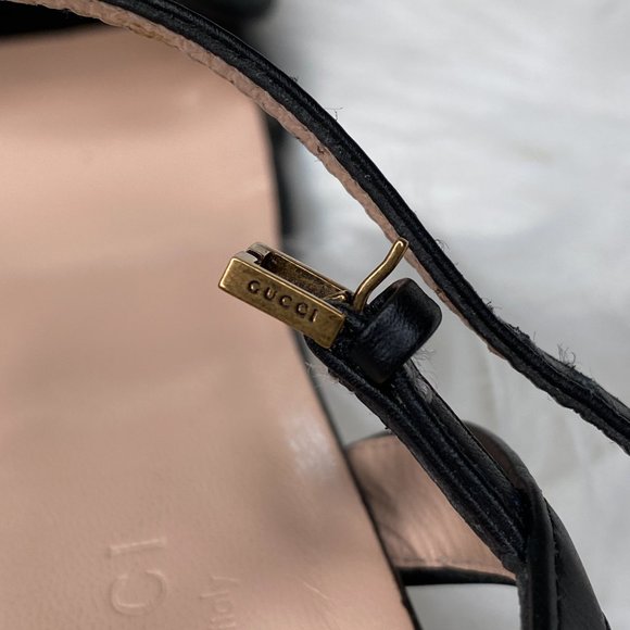 Gucci Marmont Mid-Heel Sandals size 36 - Picture 8 of 9